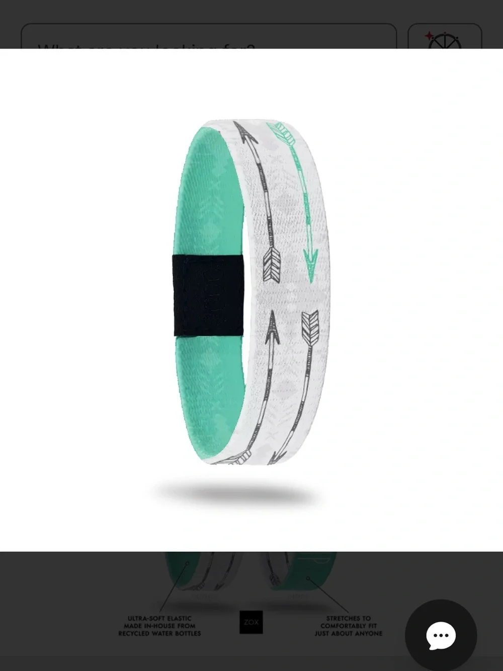 Never Give Up Reversible Bracelet - Mint/Gray